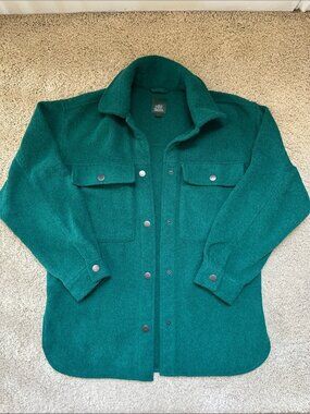 EMERALD GREEN WOOL JACKET